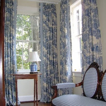 blue and white