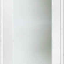 Frosted glass door