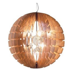 Replica Helios Wood Pendant Light - Pendant Lighting