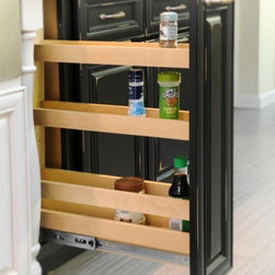 DOWELL 4004 0824 8" BASE PULLOUT ORGANIZER WITH ADJUSTABLE SHELVES - Kitchen Drawer Organizers