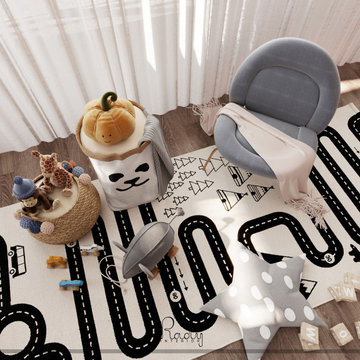 Soft Blush Baby Room Interior Design – Custom Nursery Fit-Out in Dubai
