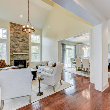 Understated Rustic Elegance in an Open Concept Family Room & Kitchen Project
