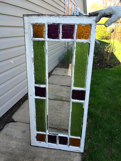 What to do with salvaged stained glass window????