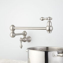 VIVAN RETRACTABLE WALL-MOUNT POT FILLER FAUCET - Pot Fillers