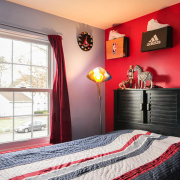 Cool Bedroom with New Double Hung Window - Renewal by Andersen NY