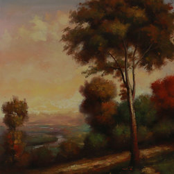 Peaceful Sunset - Paintings