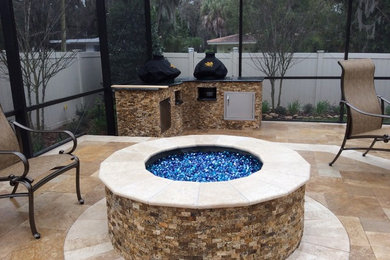 Fire Pits and Louvered Panels