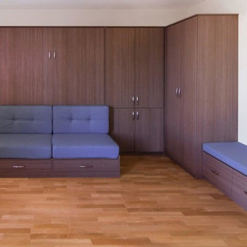 Wall Bed in Studio Space