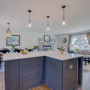 Brookfield Midnight Island Open Concept Kitchen