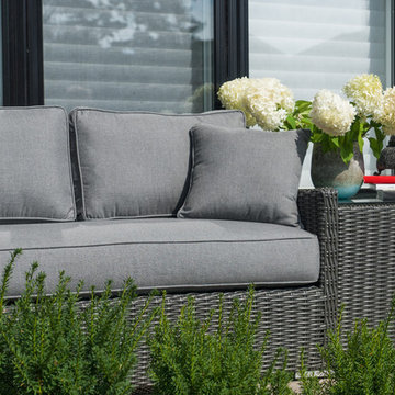 Bretton Slim love seat - Brad's house