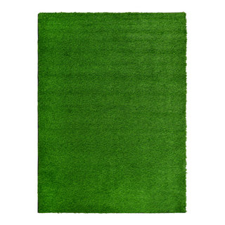 Allstar Rugs Faux Grass Indoor/Outdoor Area Rug, 8'x10' - Contemporary ...
