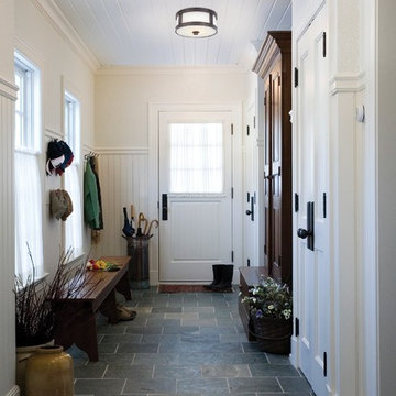 Patterson Flush Mounts along Entryway