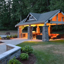 Covered Patio Backyard