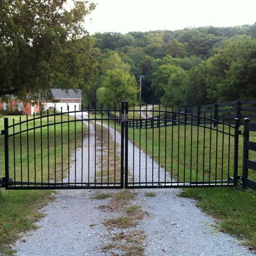 Custom Automated Aluminum Estate Gate