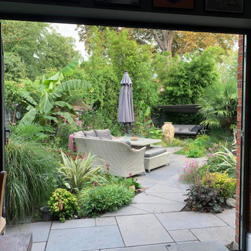 Tropical garden in West London