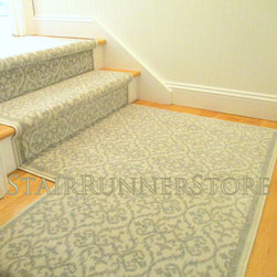 Single Landing Stair Runner Installations - Hall And Stair Runners