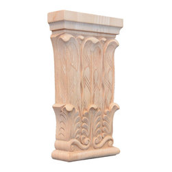 Inviting Home Inc. - Providence Small Wood Capital, Cherry - Columns And Capitals