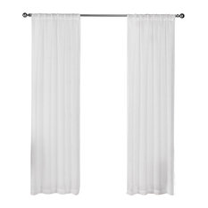50 Most Por 108 Inch Curtains For 2018 Houzz Amalgamated Textiles Usa Belgian Jacquard Sheer Curtain With Rod Pocket Set Of 2