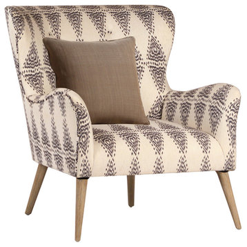 Zena Patterned Arm Chair