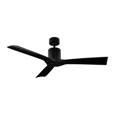 Aviator 3-Blade Smart Ceiling Fan 54" Matte Black