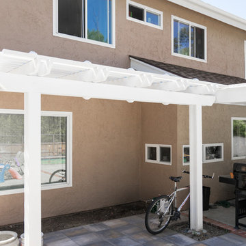 Exterior Paint Remodel with Attached Patio Cover
