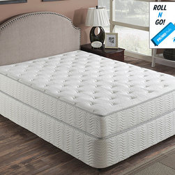 PRIMO SATURN 8 INCH QUEEN TIGHT TOP MATTRESS POCKET COIL INNERSPRING - Mattresses