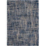 Palmetto Living by Orian - Palmetto Living by Orian Cotton Tail Cross Thatch Navy Area Rug, 9'x13' - Simple striations of taupe, off white and grey criss-cross the navy canvas of the Cross Thatch area rug. Use this easy pattern in rooms that call for less ornamental centerpieces - as the neutral tones are easy to mix and tolerate wear well.