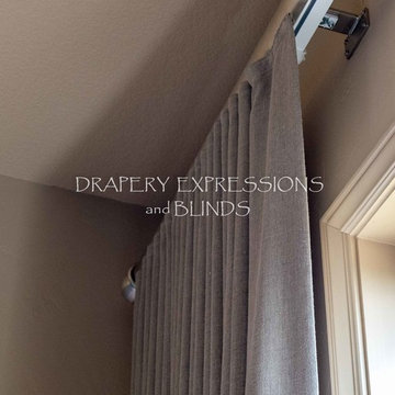 Ripplefold Drapery Panels, Wall mount