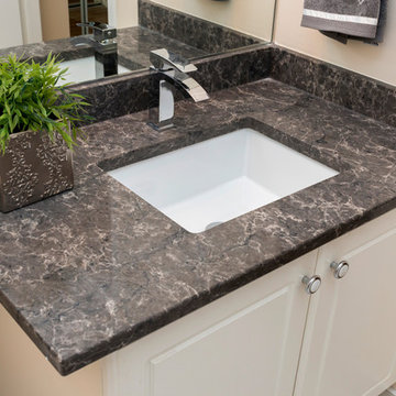 Bathroom Vanity Silestone Countertop + Undermount sink + New Faucet
