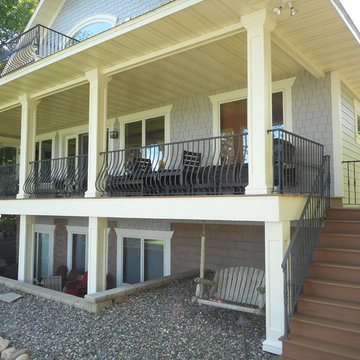 Lakeside pot belly railing