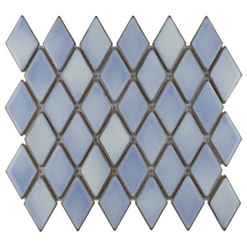 Hudson Kite Frost Blue Porcelain Floor and Wall Tile