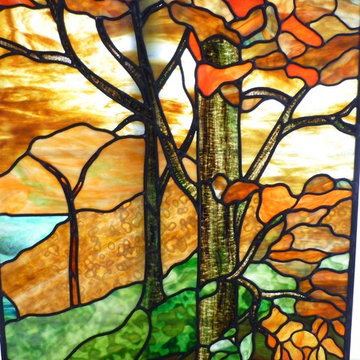 Stained Glass & Double Doors