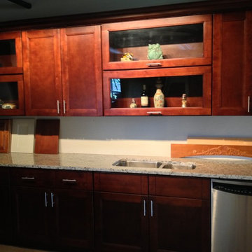 Harlan Shaker - Horizontal Glass Door Cabinets
