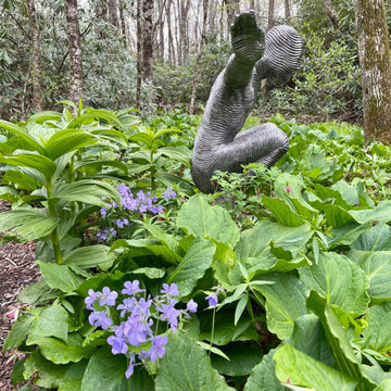 Garden Sculpture in Spring