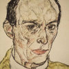 Egon Schiele Limited Edition Lithograph, Arnold Shonberg, Signed