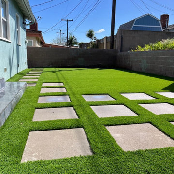 Zero-Maintenance Backyard Remodel In Lomita, Los Angeles