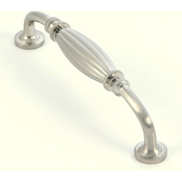 Stone Mill Hardware French Country Satin Nickel Cabinet Handle