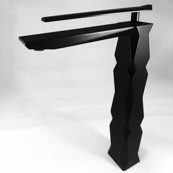Designer Single Hole Bathroom Faucet | Matte Black - Bathroom Sink Faucets