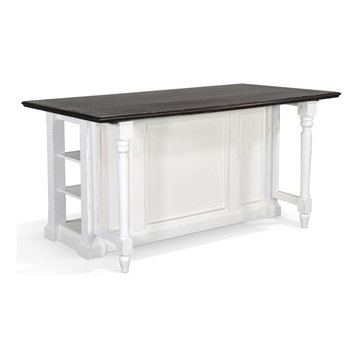 Carriage House Kitchen Island With 13" Drop Leaf