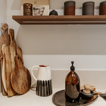 Extension d'une cuisine au style Wabi Sabi