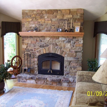 Stock Bridge, Fireplace tear out & rebuild