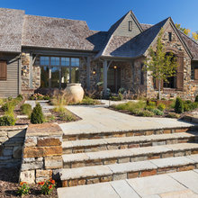 front walk way to house