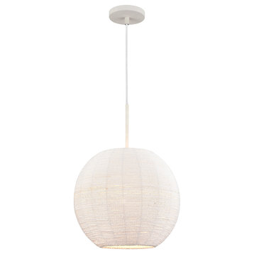 Sophie 14'' Wide 1-Light Pendant White Coral