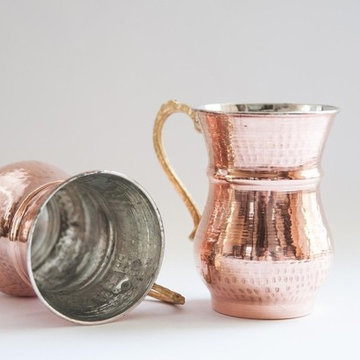 MOSCOW MULE, COPPER MUGS