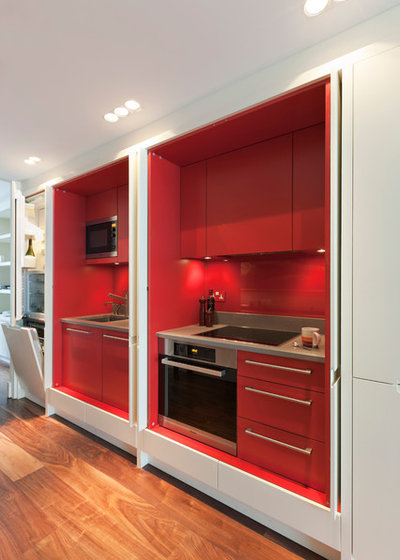 Kleine Küchen im Flur: 5 clevere Einbau-Lösungen