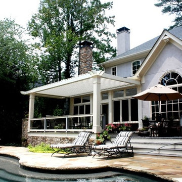 Adjustable Louvered Pergola and Patio Cover