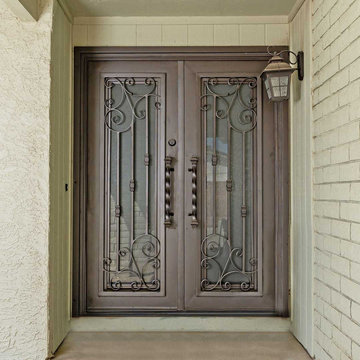 French Athens Iron Entry Door