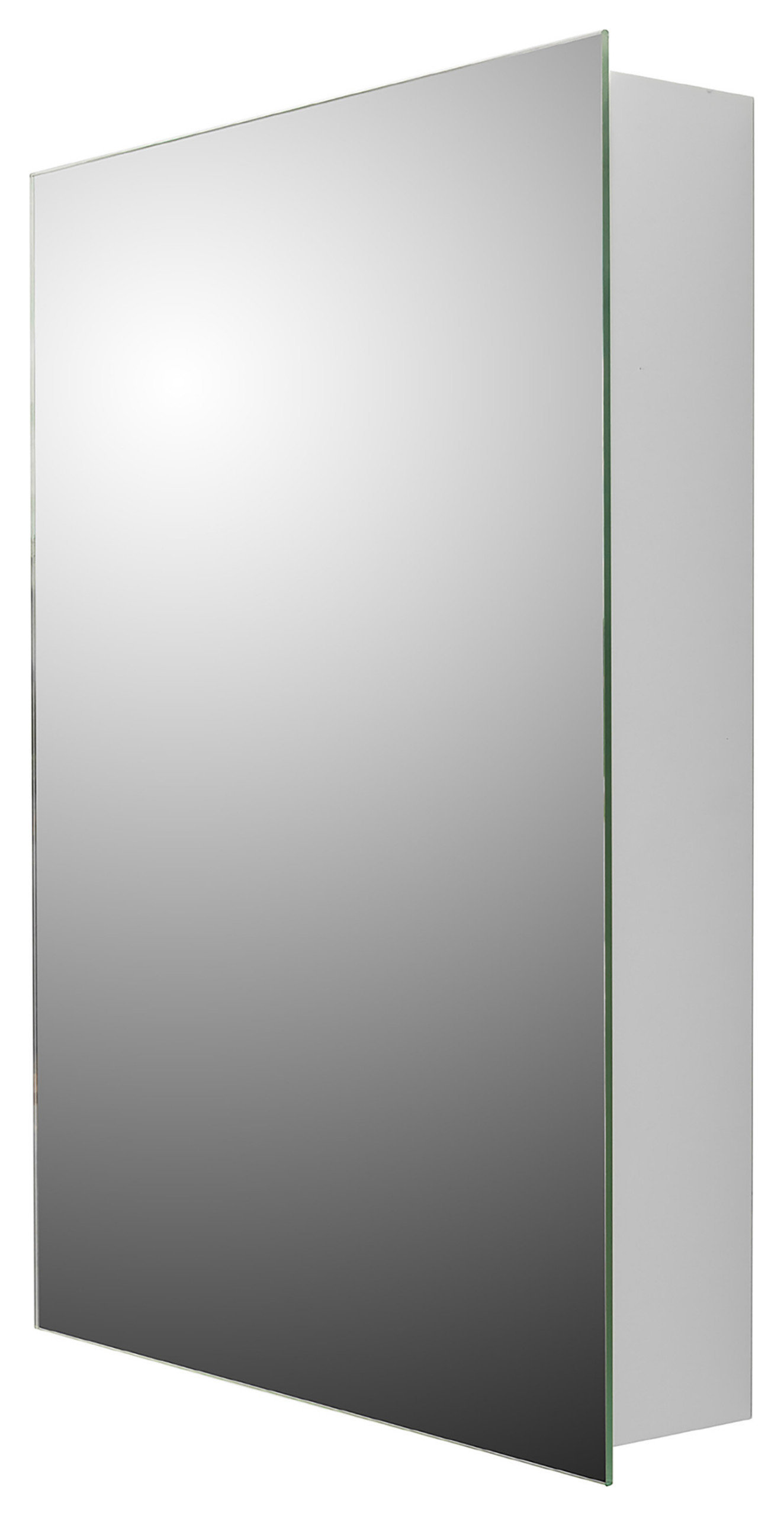 Euroline Medicine Cabinet, 18"x36", Polished Edge, Surface Mounted