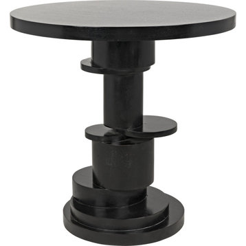 Hugo Side Table, Hand Rubbed Black