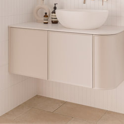 Kado Era Single Curve Wall Hung Vanity Unit - Bathroom Vanities